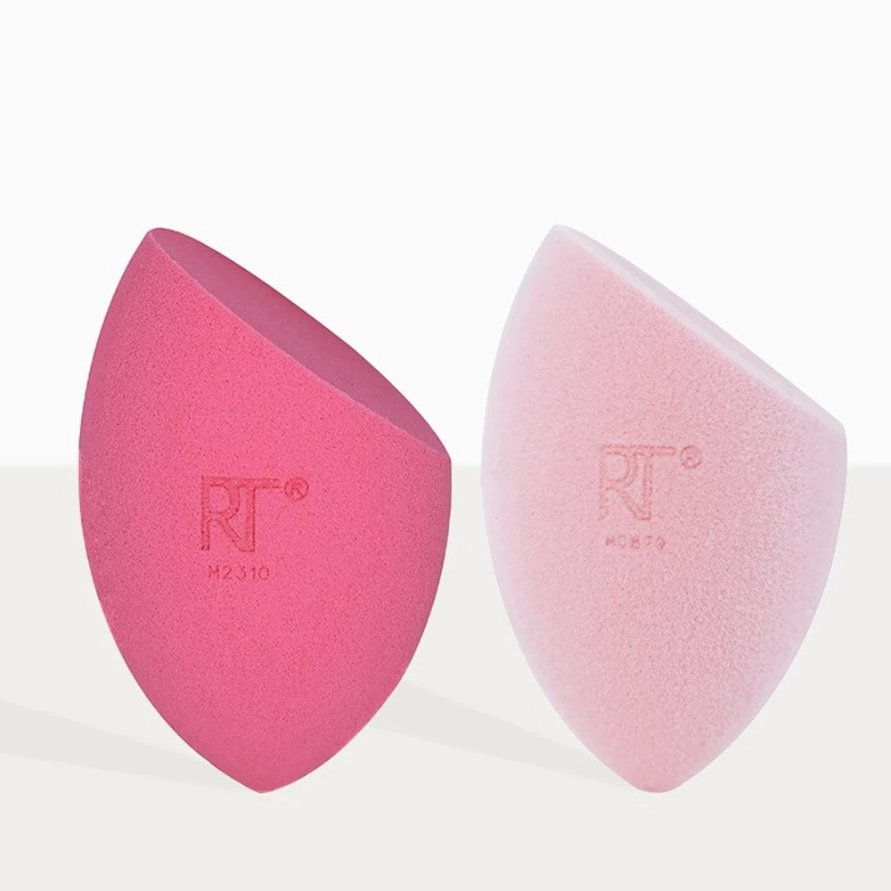Set 2 Bông Mút Nền và Phủ Màu Hồng RT Real Techniques Miracle Powder Sponge For Liquid + Powder mask 04157